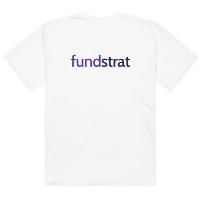 Fundstrat | White Classic Logo T-Shirt + Color Logo